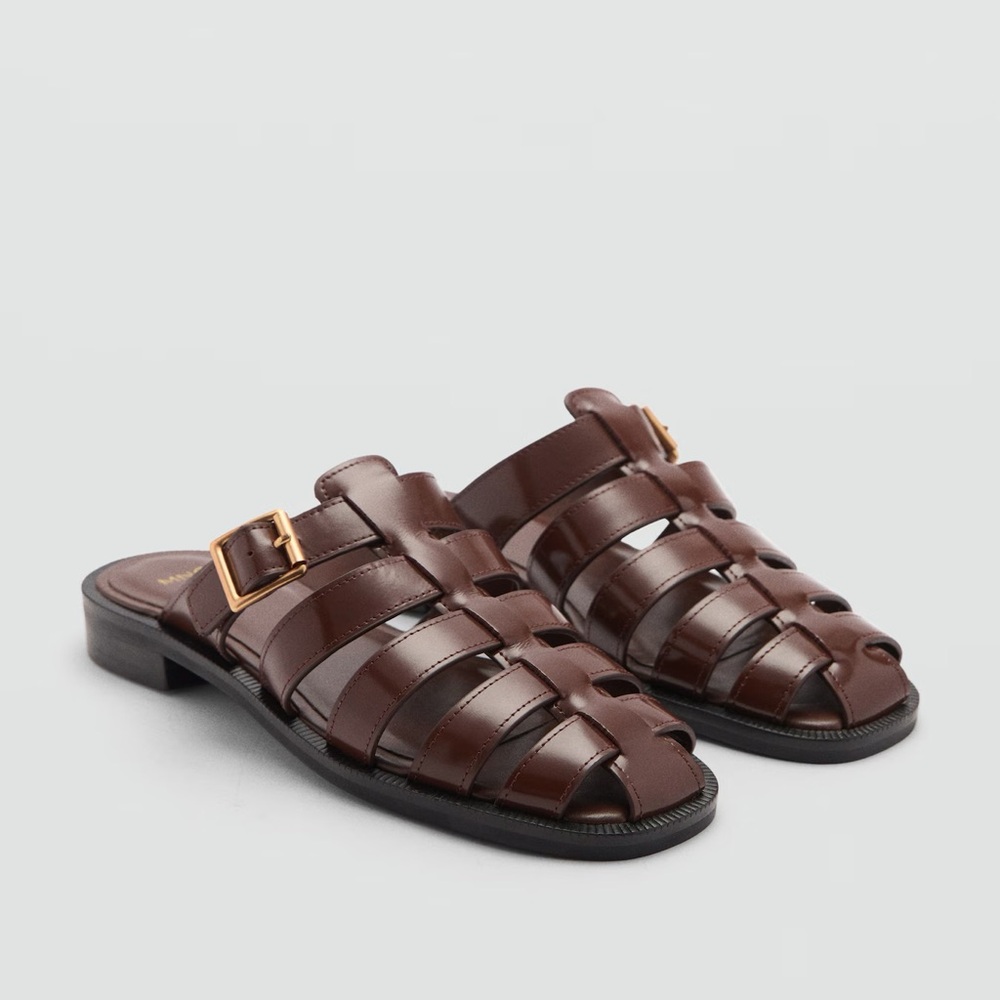 NWT Mango Fisherman Sandals size 38
